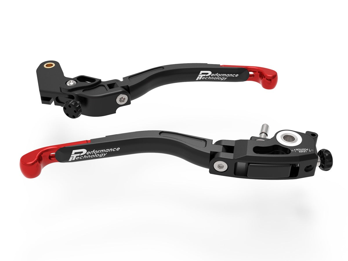 DBK Special Parts (Ducabike) Performance Technology L28 EVO Folding Lever Set for Aprilia RSV4 / Tuono V4 and RS 660 / Tuono 660 (2021+)