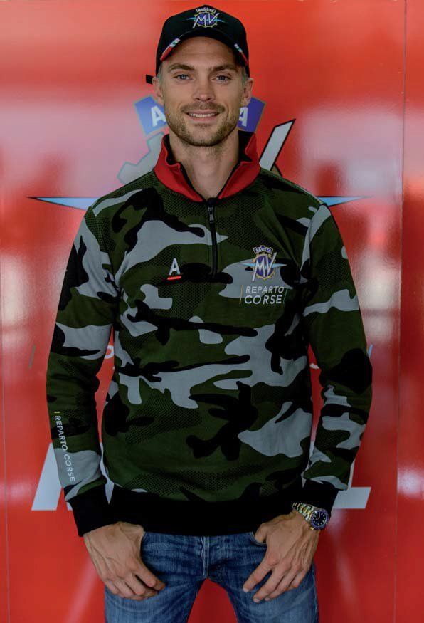 MV Agusta Reparto Corse Official Team Wear - Camoflage Short Zip Pullover
