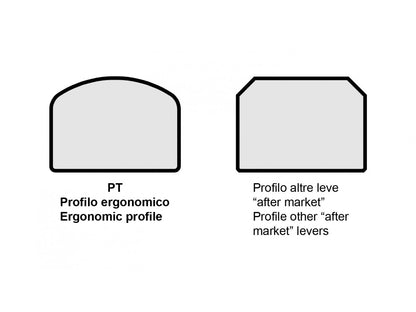 DBK Special Parts (Ducabike) Performance Technology ECO GP2 Folding Lever Set for the Yamaha YZF-R1 (2015+) and YZF-R6 (2017+)