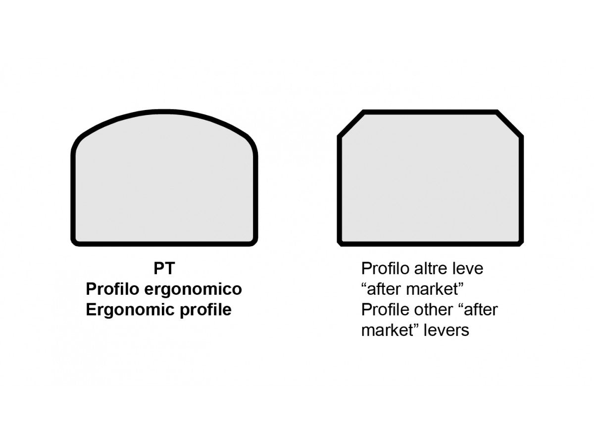 DBK Special Parts (Ducabike) Performance Technology ECO GP2 Folding Lever Set for the Yamaha T-max 500 / 530