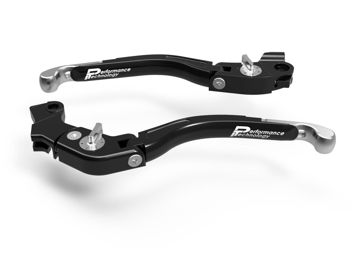 DBK Special Parts (Ducabike) Performance Technology ECO GP2 Folding Lever Set for the Ducati Hypermotard 939SP, Scrambler Cafe Racer, & Supersport /S ( 2018+)