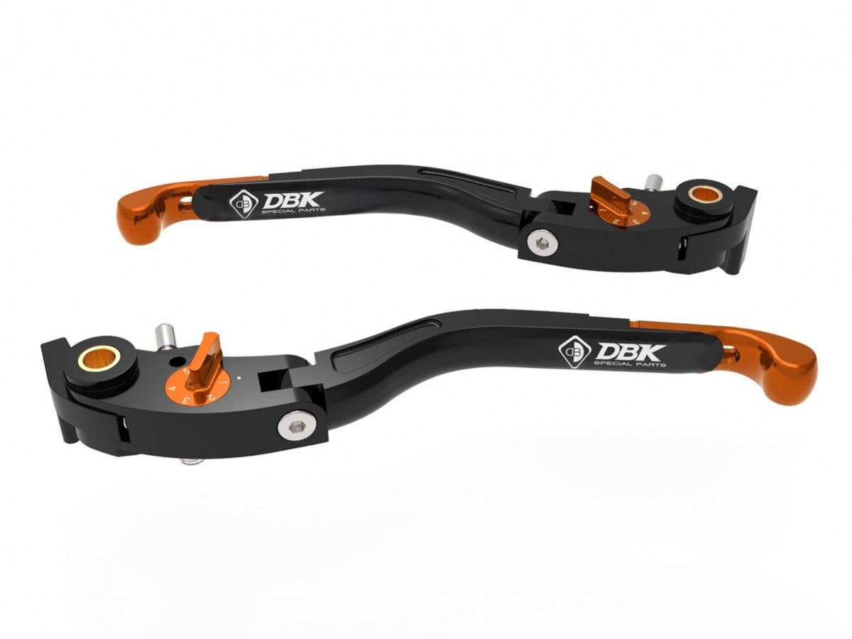 DBK Special Parts (Ducabike) Performance Technology ECO GP2 Folding Lever Set for Ducati with Brembo Self Purging Radial Masters
