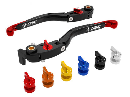 DBK Special Parts (Ducabike) Performance Technology ECO GP2 Folding Lever Set for Ducati with Brembo Self Purging Radial Masters