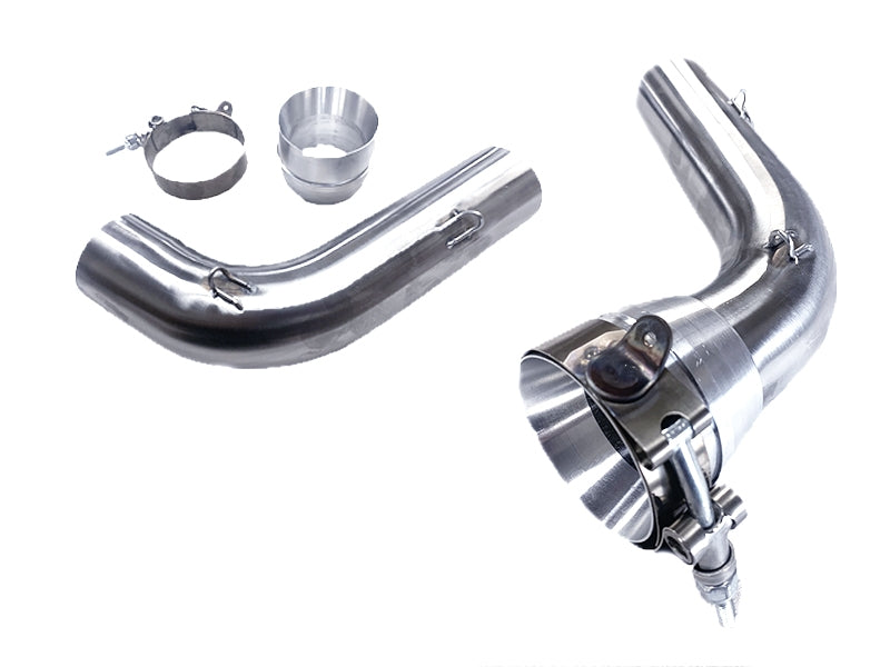 TOCE Performance Cat Delete Exhaust link pipe for Indian FTR 1200 (Flat Track Racer) (19-20)