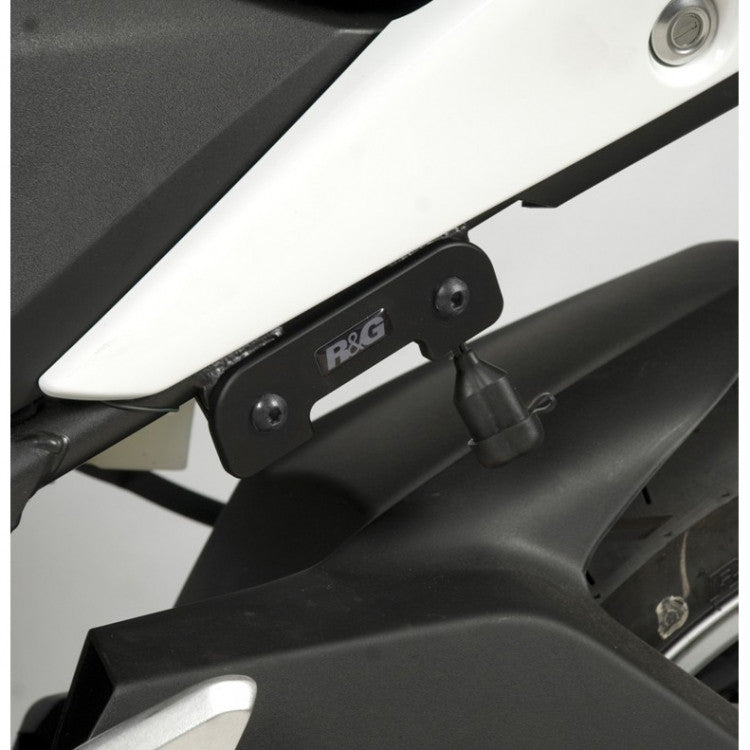 R&G Racing passenger foot rest blanking plates - Left Side for Honda CBR250R '11-'14