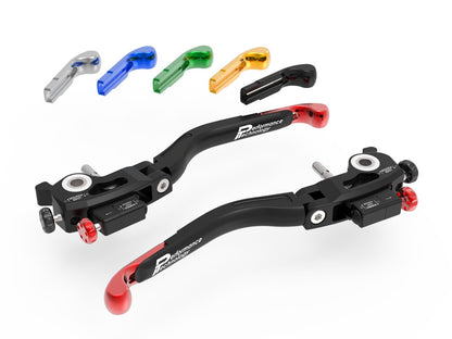 DBK Special Parts (Ducabike) Performance Technology L01 ULTIMATE Folding Lever Set for most Ducati