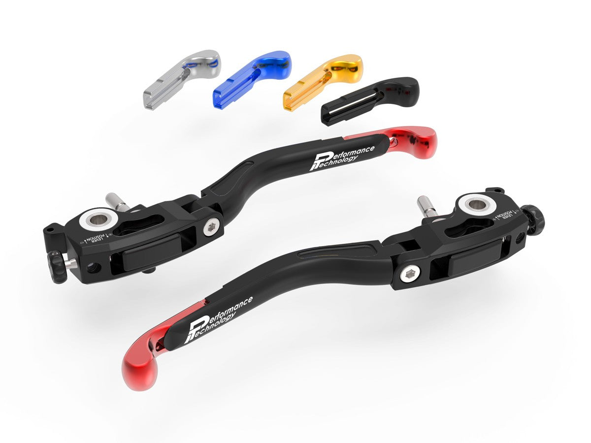 DBK Special Parts (Ducabike) Performance Technology L31 EVO Folding Lever Set for Ducati with Brembo Self Purging Radial Masters