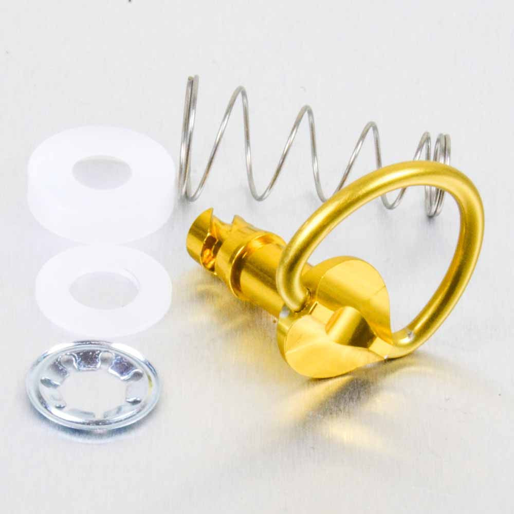 Dzus D-Ring Quarter Turn Quick Release Fairing Fastener - Aluminum