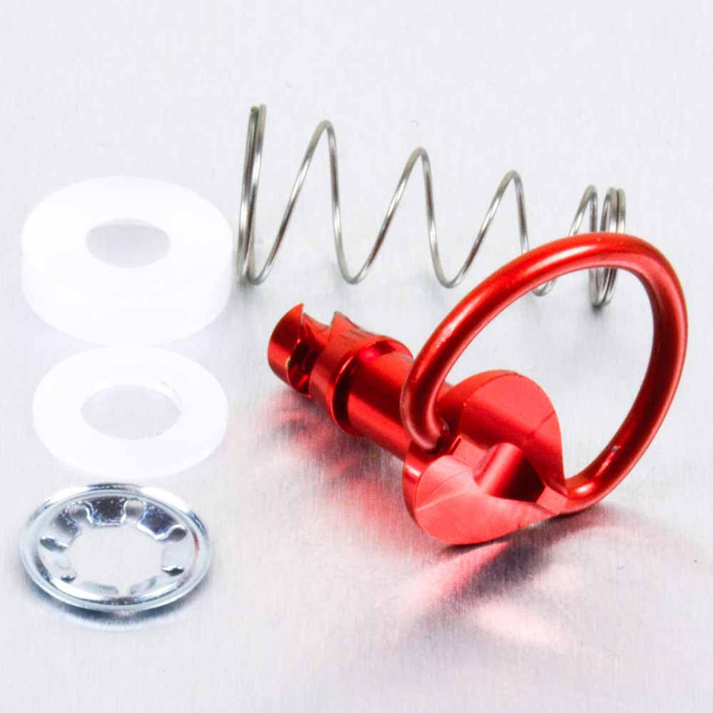 Dzus D-Ring Quarter Turn Quick Release Fairing Fastener - Aluminum