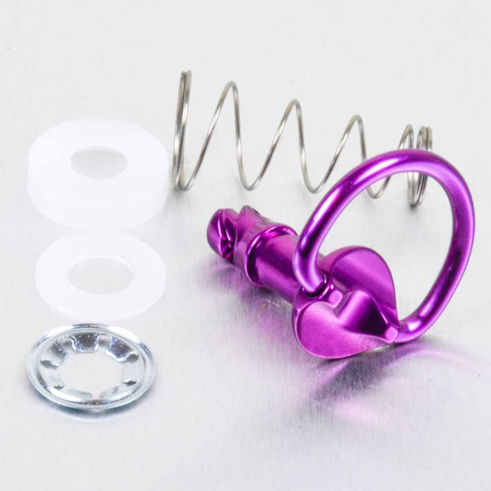 Dzus D-Ring Quarter Turn Quick Release Fairing Fastener - Aluminum