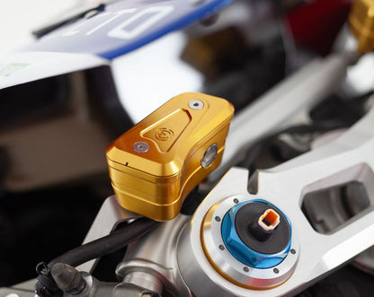 Motocorse Billet Brake and Clutch Reservoirs for OE Master Cylinders for Ducati Panigale V4 (2021+)