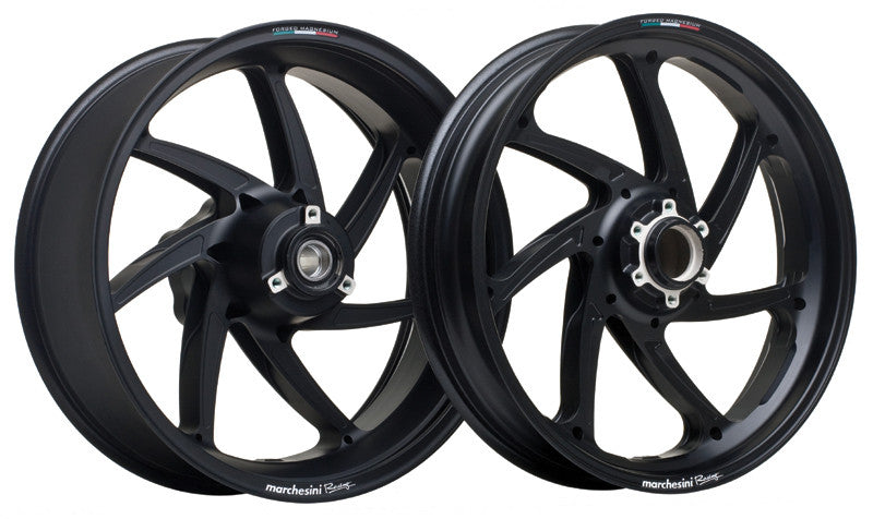 MARCHESINI - M7R - GENESI - FORGED MAGNESIUM WHEELSET: BMW S1000RR and M1000RR - Forged / Carbon Wheel Replacement