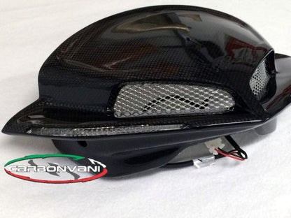 CARBONVANI - MV AGUSTA BRUTALE 920 / 990 / 1090 /R /RR CARBON FIBER INSTRUMENT COVER WITH HOLES FOR LED'S (NOT INCLUDED)