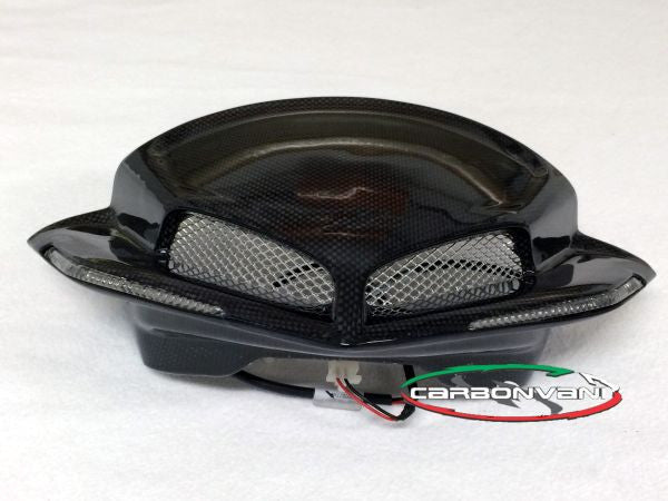 CARBONVANI - MV AGUSTA BRUTALE 920 / 990 / 1090 /R /RR CARBON FIBER INSTRUMENT COVER WITH HOLES FOR LED'S (NOT INCLUDED)