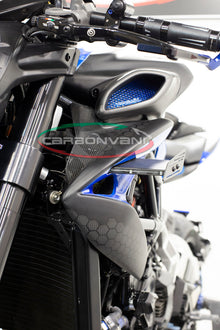 CARBONVANI - MV AGUSTA DRAGSTER 800 CARBON FIBER AIR BOX COVERS / INLETS - PAIR (2018+)