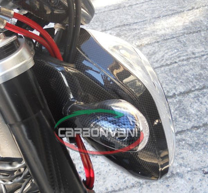 CARBONVANI - MV AGUSTA BRUTALE CARBON FIBER HEADLIGHT CAP (2006-09)