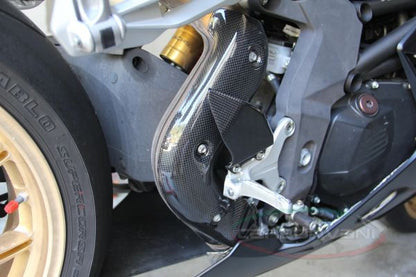 CARBONVANI - MV AGUSTA F4 CARBON FIBER EXHAUST COLLECTOR GUARD (2010+)