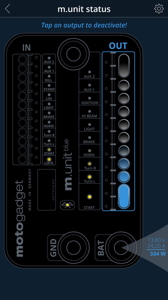 Motogadget Mo.Unit Blue