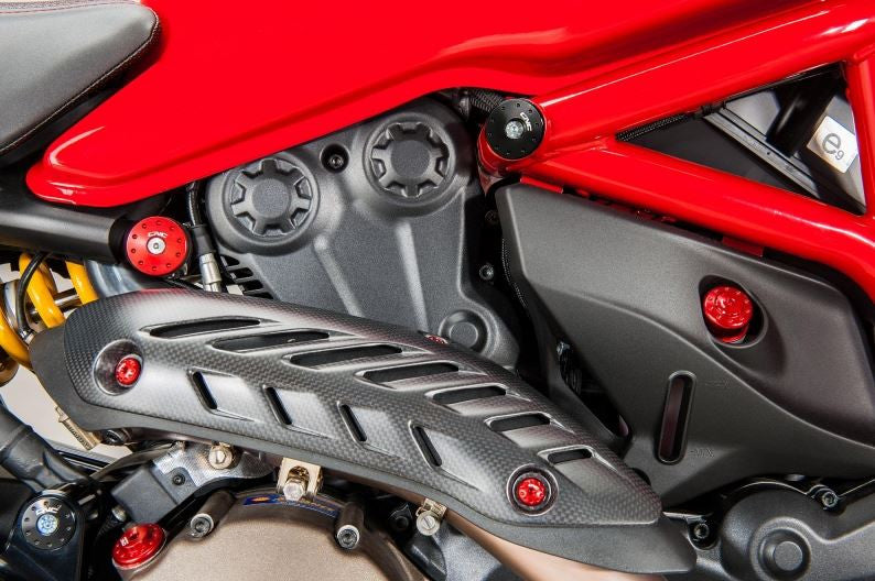 CNC Racing Frame Plug Kit for Ducati Monster 1200 (14-16) and 821 (15-17)