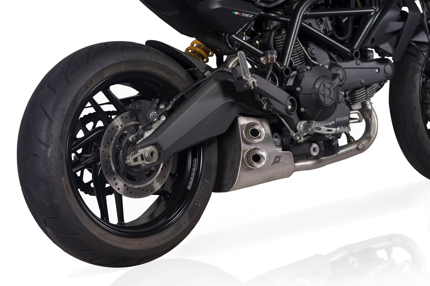 QD Exhaust EX-BOX Complete System - DUCATI MONSTER 797 and SCRAMBLER 800 MODELS