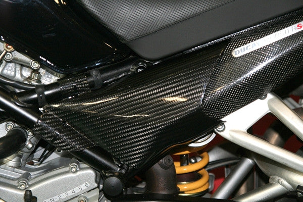 CARBONDRY - DUCATI MONSTER 696 / 796 / 1100 CARBON FIBER FRAME SIDE COVERS