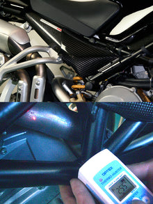 CARBONDRY - DUCATI MONSTER S4 / S4R / S4RS CARBON FIBER HEAT SHIELD SIDE PROTECTORS