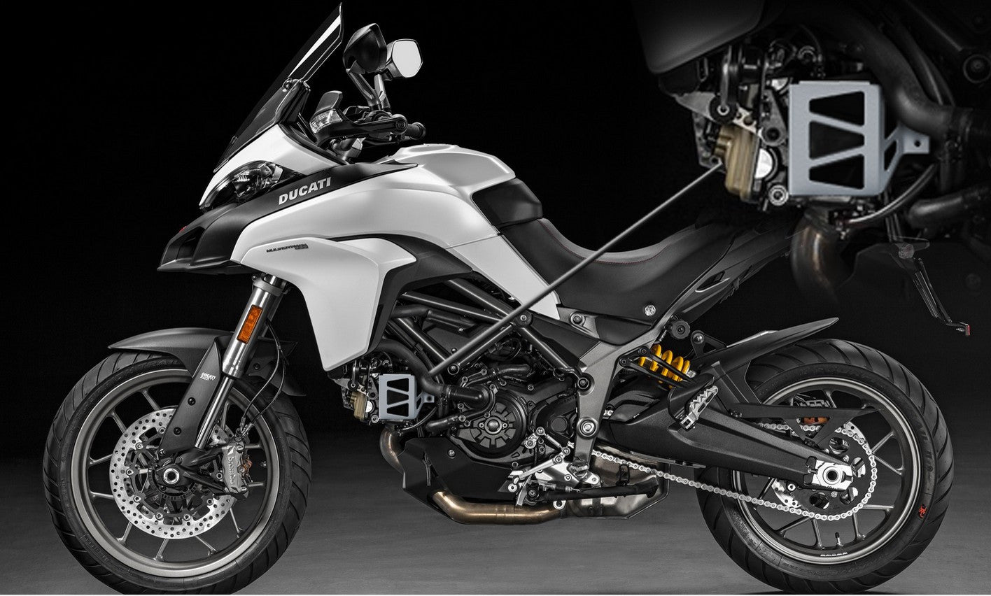 DBK Special Parts (Ducabike) Aluminum Canister Protector for Multistrada 950