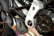 DBK Special Parts (Ducabike) Tri Blade Contrast Cut Billet Main Frame Caps for the Ducati XDiavel and Diavel 1260