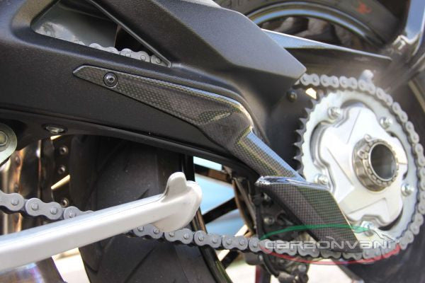 CARBONVANI - MV AGUSTA TURISMO VELOCE CARBON FIBER LOWER CHAIN GUARD