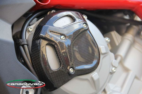 CARBONVANI - MV AGUSTA TURISMO VELOCE / DRAGSTER / BRUTALE 800 (2017+) CARBON FIBER CLUTCH COVER
