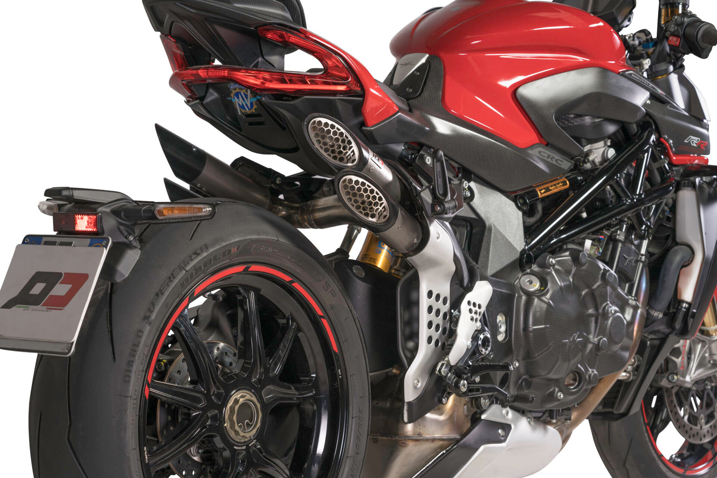 QD Exhaust Power Gun Muffler Set - MV Agusta Brutale 1000 / 1000RR