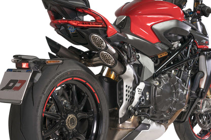 QD Exhaust Power Gun Muffler Set - MV Agusta Brutale 1000 / 1000RR