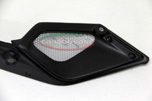 CARBONVANI - MV AGUSTA RIVALE CARBON FIBER RIGHT FUEL TANK INSIDE PANEL WITH MESH