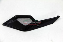 CARBONVANI - MV AGUSTA RIVALE CARBON FIBER LEFT FUEL TANK INSIDE PANEL WITH MESH