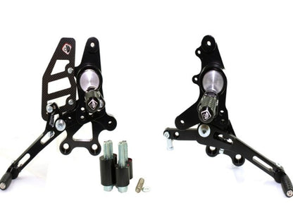 DBK Special Parts (Ducabike) Adjustable Rearsets for the Ducati Hypermotard 796/1100 and Multistrada 620/1000/1100