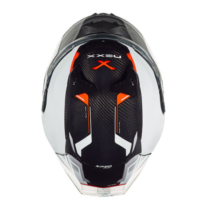 NEXX X.R3R Carbon (White/Red) Helmet - closeout