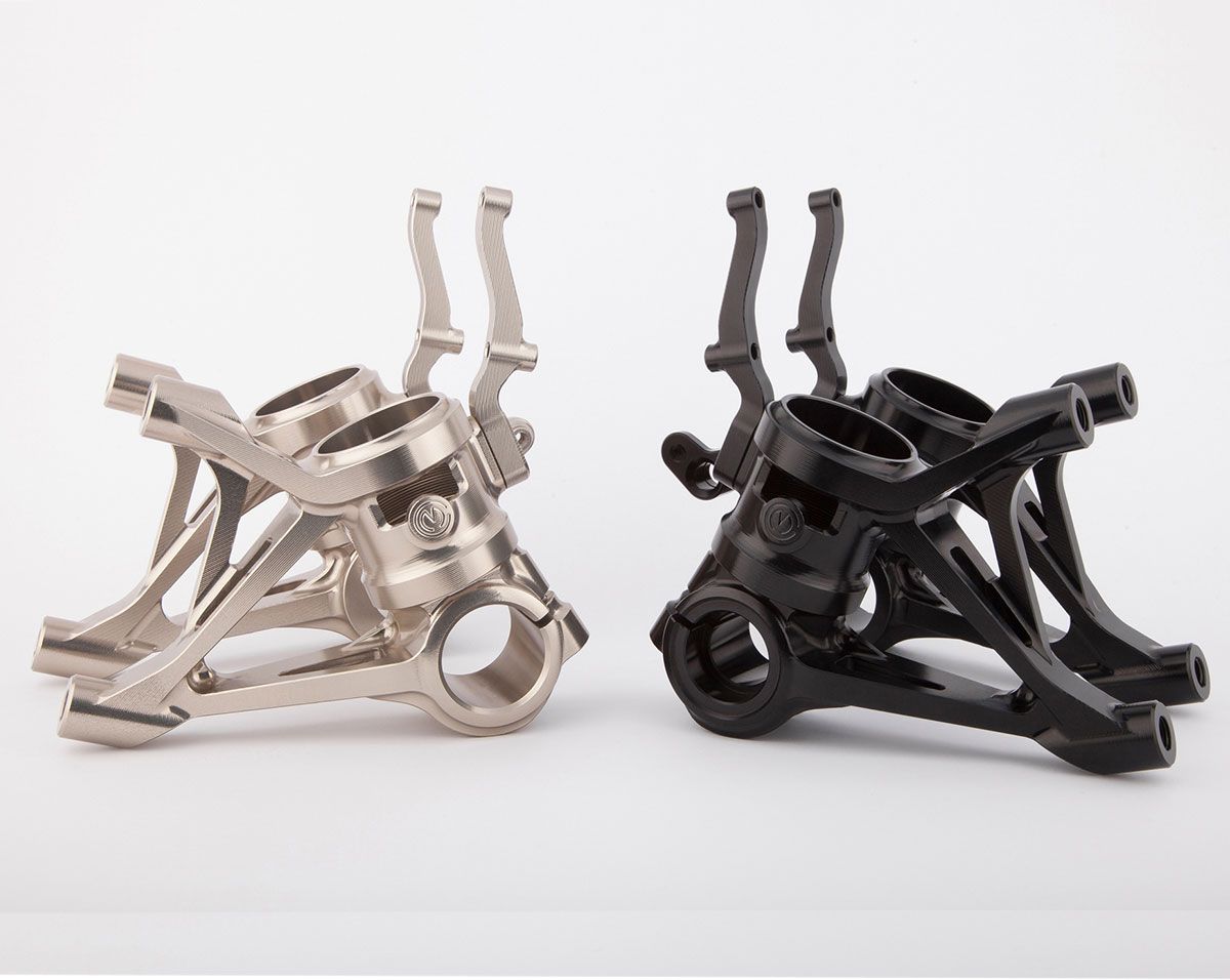 Motocorse 100mm (OE) Billet Fork Lowers (Caliper mounts) for Ducati Multistrada V4 Pikes Peak / RS