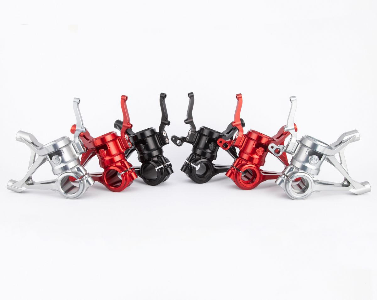 Motocorse 100mm (OE) Billet Fork Lowers (Caliper mounts) for Ducati Multistrada V4 Pikes Peak / RS
