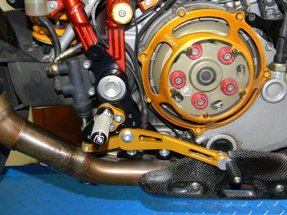 DBK Special Parts (Ducabike) Adjustable Rearsets for the Ducati Hypermotard 796/1100 and Multistrada 620/1000/1100