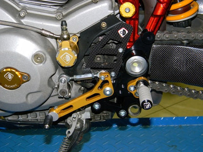 DBK Special Parts (Ducabike) Adjustable Rearsets for the Ducati Hypermotard 796/1100 and Multistrada 620/1000/1100