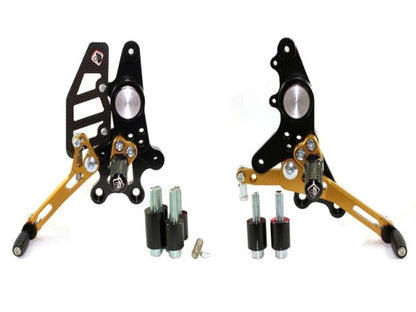 DBK Special Parts (Ducabike) Adjustable Rearsets for the Ducati Hypermotard 796/1100 and Multistrada 620/1000/1100