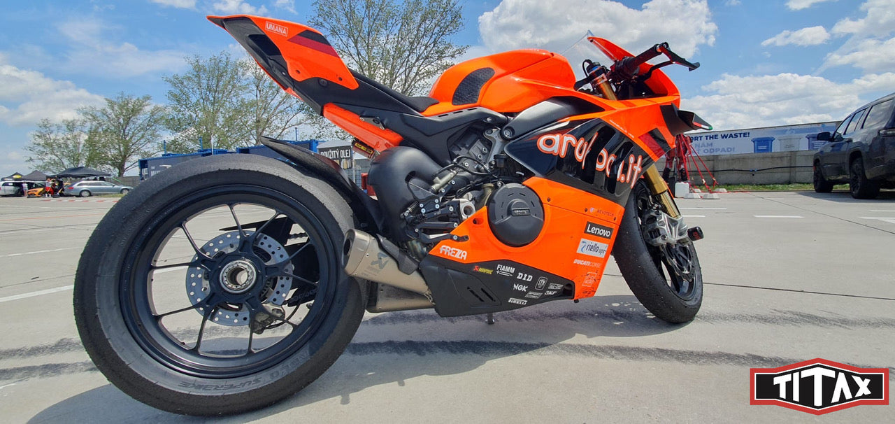 Titax Forged Aluminum Wheels for the Ducati 1199 / 1299 / V4 / V2 / Panigale & Streetfighter Superleggera
