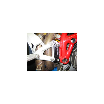 DBK Special Parts (Ducabike) Adjustable Rearset Supports for the Ducati 848/1098/1198
