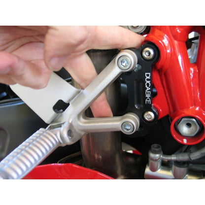DBK Special Parts (Ducabike) Adjustable Rearset Supports for the Ducati 749/999