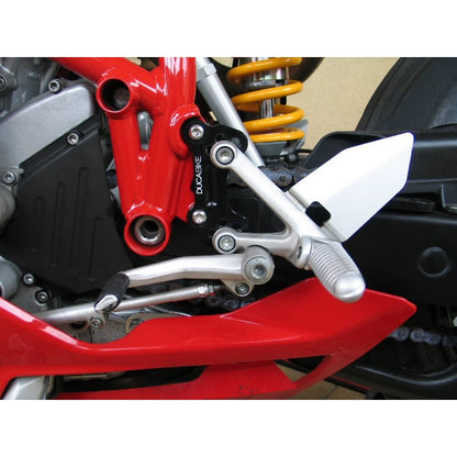 DBK Special Parts (Ducabike) Adjustable Rearset Supports for the Ducati 749/999