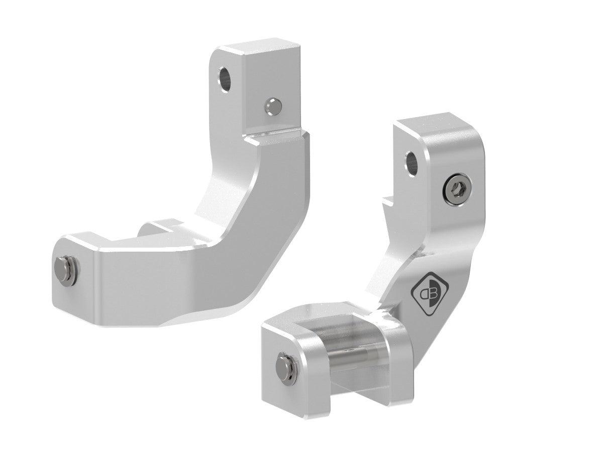 DBK Special Parts (Ducabike) Passenger Foot peg Comfort Kit For Moto Guzzi