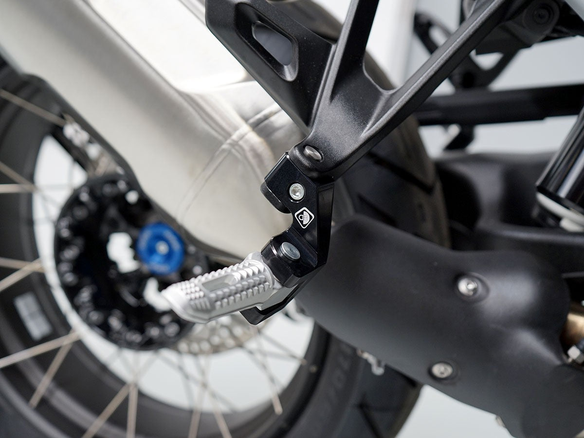 DBK Special Parts (Ducabike) Passenger Foot peg Comfort Kit For BMW R 1300 GS