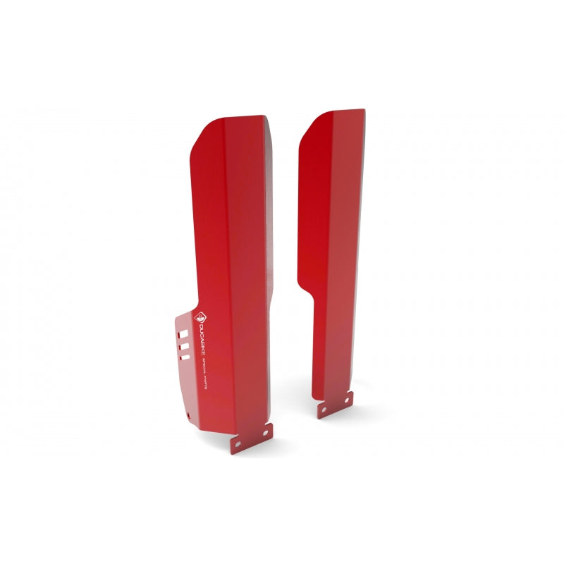 DBK Special Parts (Ducabike) Aluminum Fork Protectors for the Ducati Scrambler Desert Sled