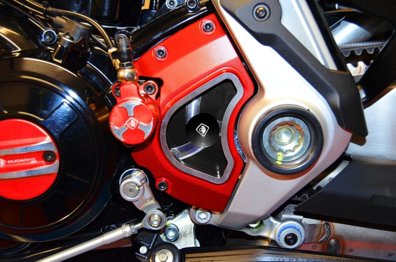 DBK Special Parts (Ducabike) Billet and Plexiglas Front Pulley Cover for the XDiavel