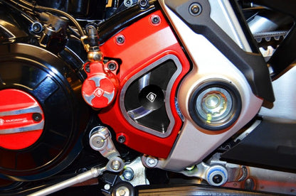 DBK Special Parts (Ducabike) Billet and Plexiglas Front Pulley Cover for the XDiavel